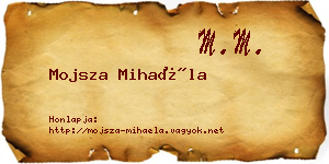 Mojsza Mihaéla névjegykártya